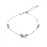 Bratara Argint 925 Fluturas cu pietre